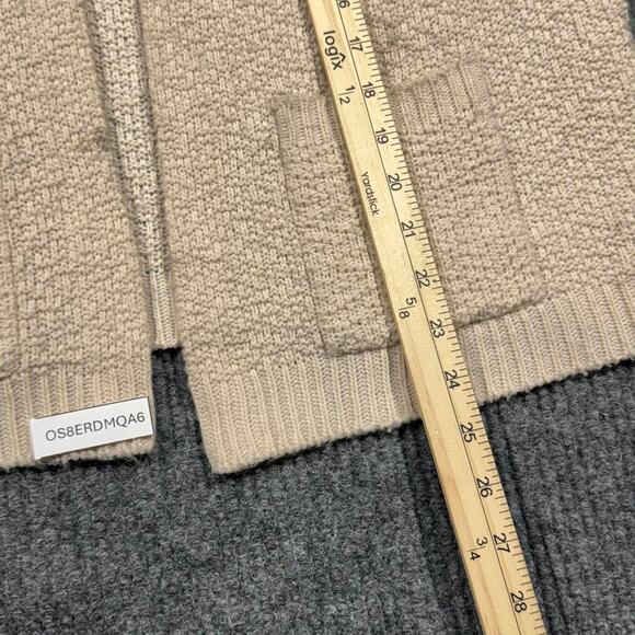 Vintage 70s Cream Cardigan Vest Women's USA Made Size L 22x25 - Picture 6 of 6